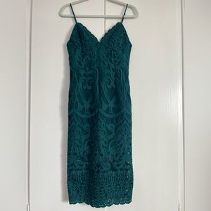 Nordstrom’s Emerald-colored dress